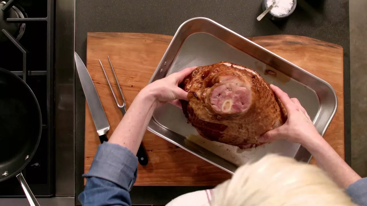 What is the best way to cook a precooked ham?